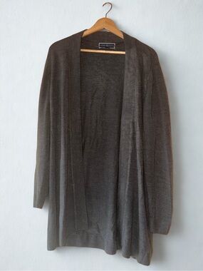 Karen Scott Open Front Lightweight Cardigan Sweater